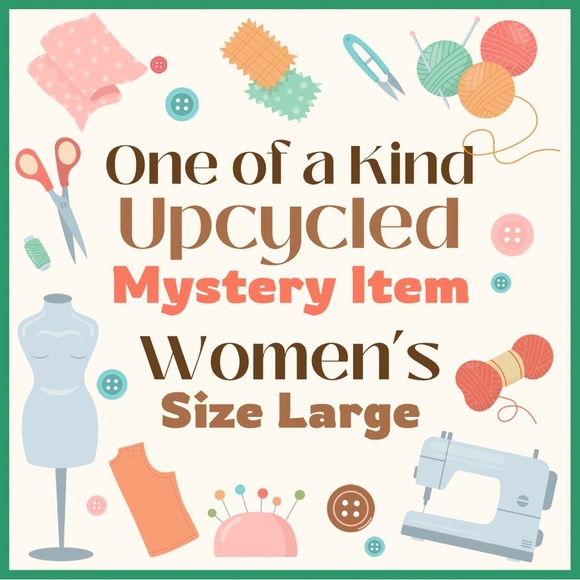 Mystery Box One of a Kind Upcycled Item Women’s Large Unique Fun Surprise - Picture 1 of 1